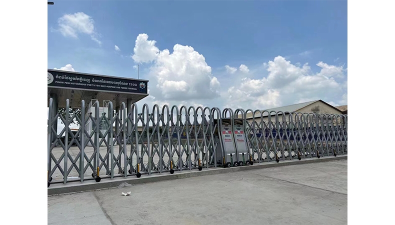Cận cảnh hình ảnh công trình lắp cổng SQMC tại Cambodia
