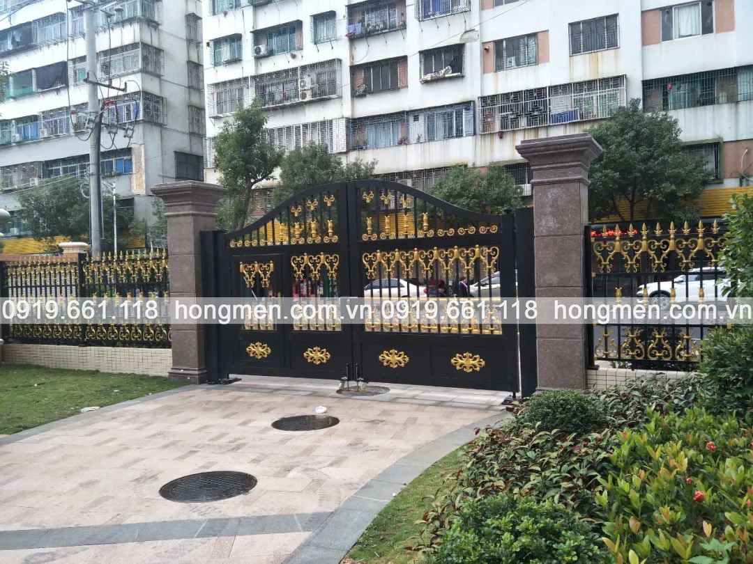 Cổng nhôm đúc HongMen có kết hợp được hệ thống nhà thông minh không?