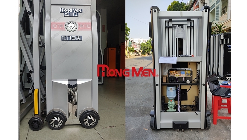 Hướng dẫn sử dụng cổng xếp khi mất điện