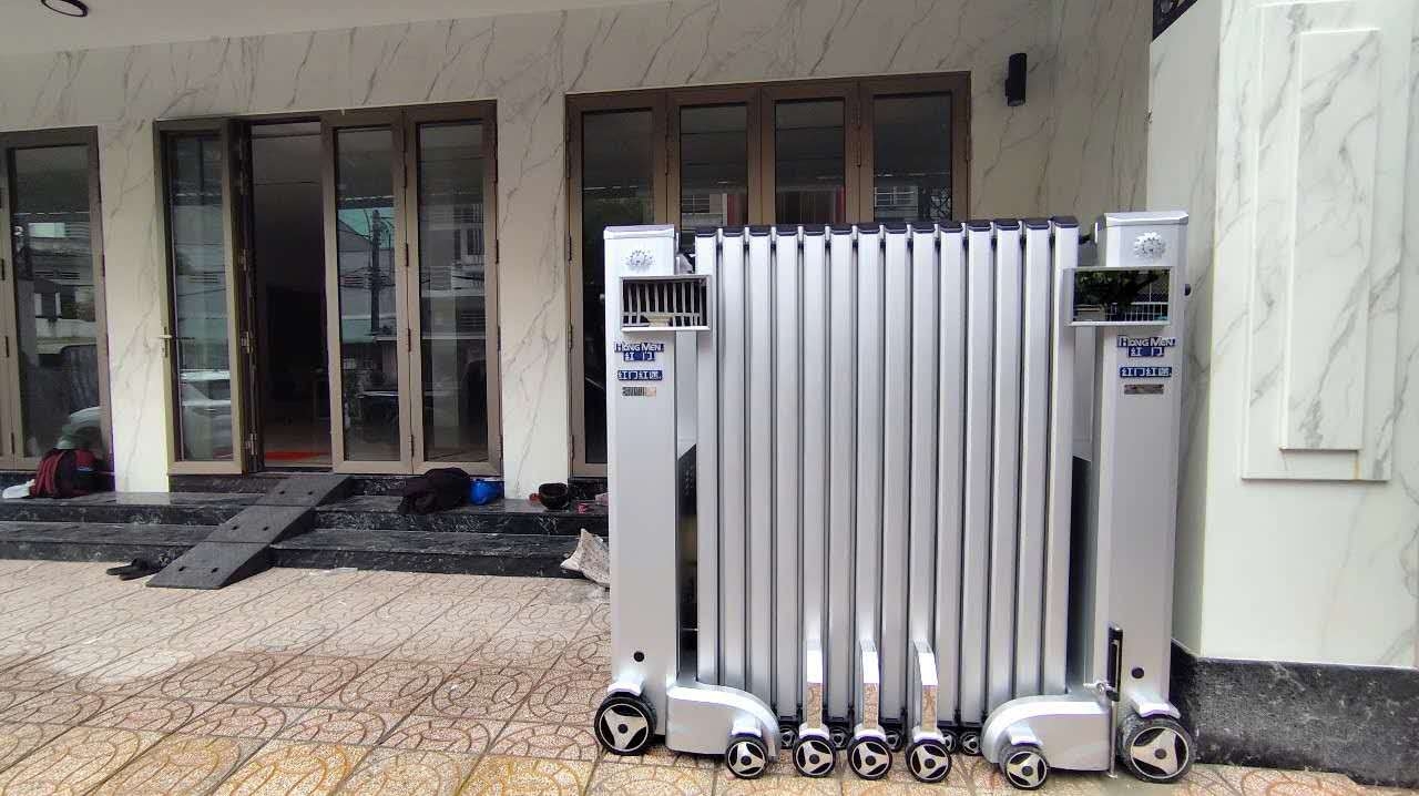 Làm gì khi cổng xếp tự động không mở dù đã có điện?