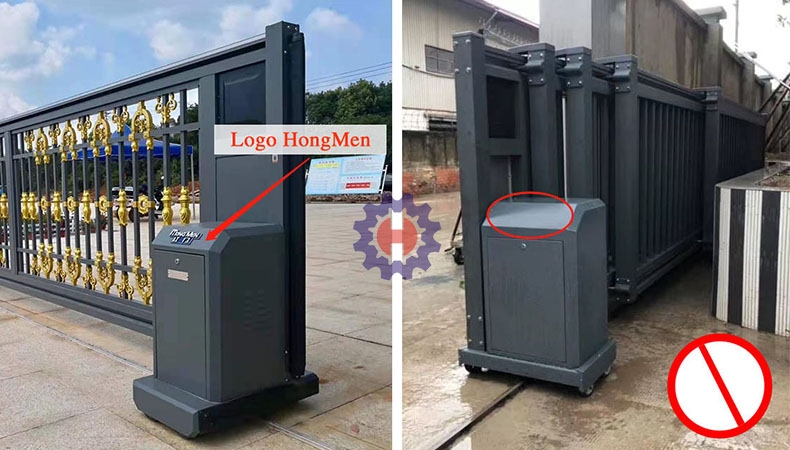 Sự khác biệt của đầu máy cổng trượt tự động HongMen