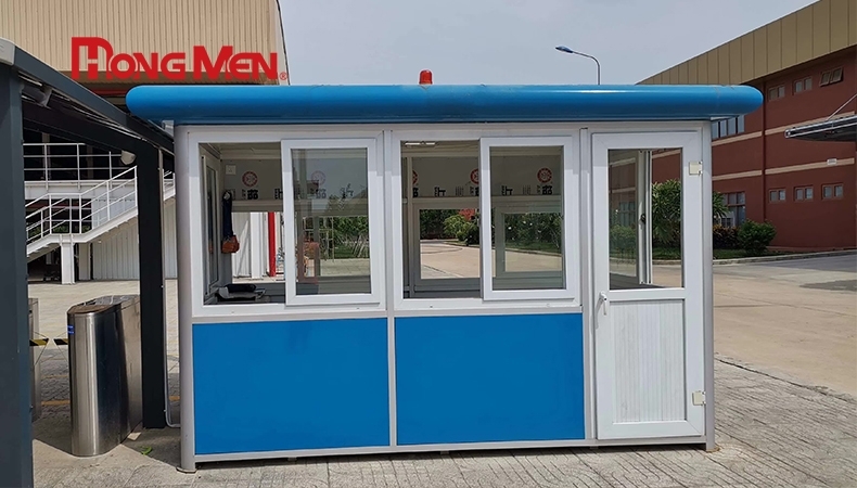 Cách bố trí nhà bảo vệ di động giúp tối ưu tầm quan sát và an toàn giao thông