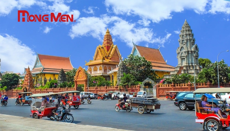 Cận cảnh hình ảnh công trình lắp cổng SQMC tại Cambodia
