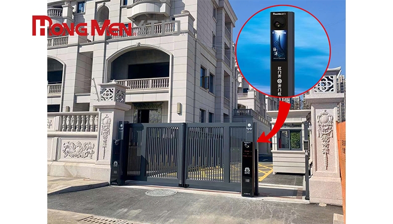 Cổng biệt thự có thể kết hợp hệ thống nhận diện biển số hay không?