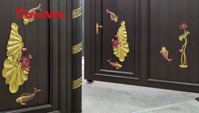 Cổng biệt thự nhôm đúc có dễ bị phai màu sau nhiều năm sử dụng?