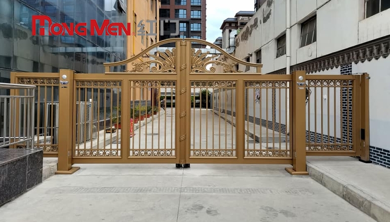 Cổng nhôm đúc HongMen có kết hợp được hệ thống nhà thông minh không?