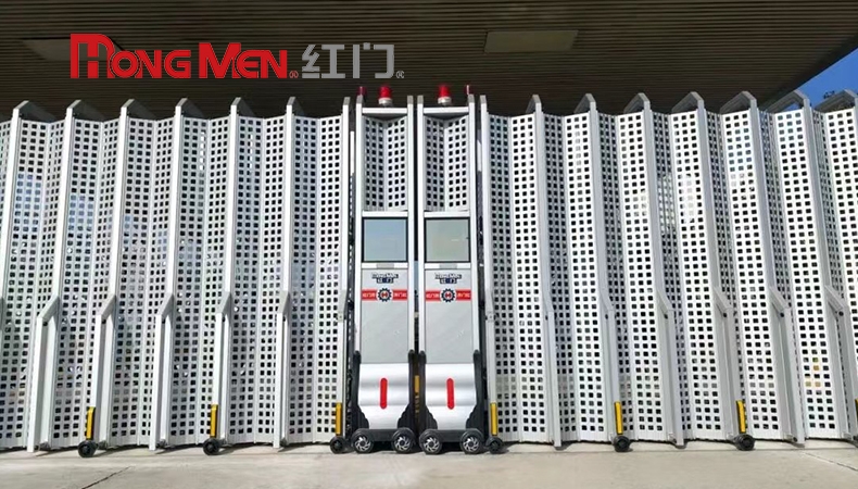 Muốn giữ sự kín đáo cho công trình hãy chọn loại cổng xếp này