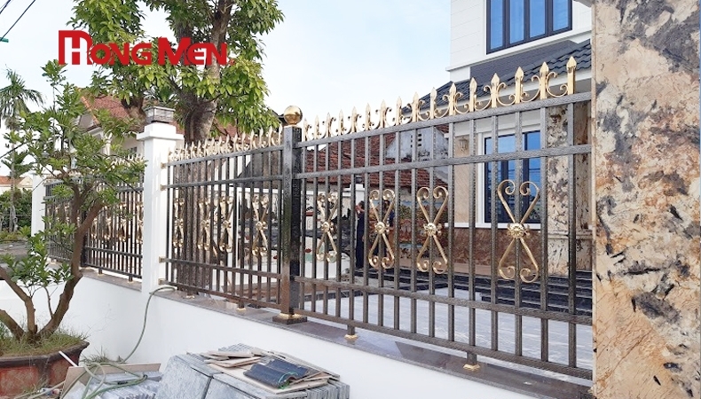 Ứng dụng hàng rào hợp kim nhôm trong các khu đô thị và chung cư cao cấp