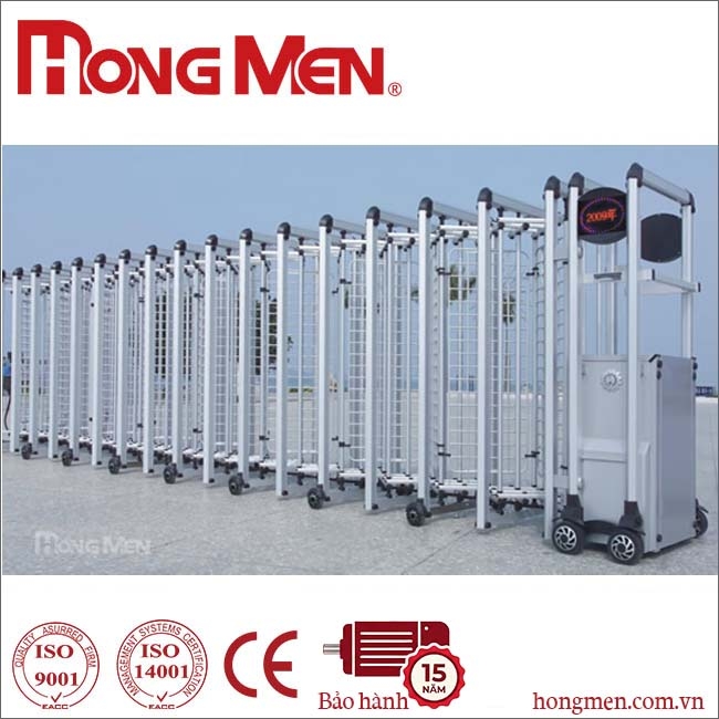 Cổng xếp hợp kim nhôm S820B-Y