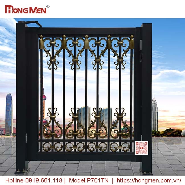 Cửa lối đi bộ P701TN Cổ Điển