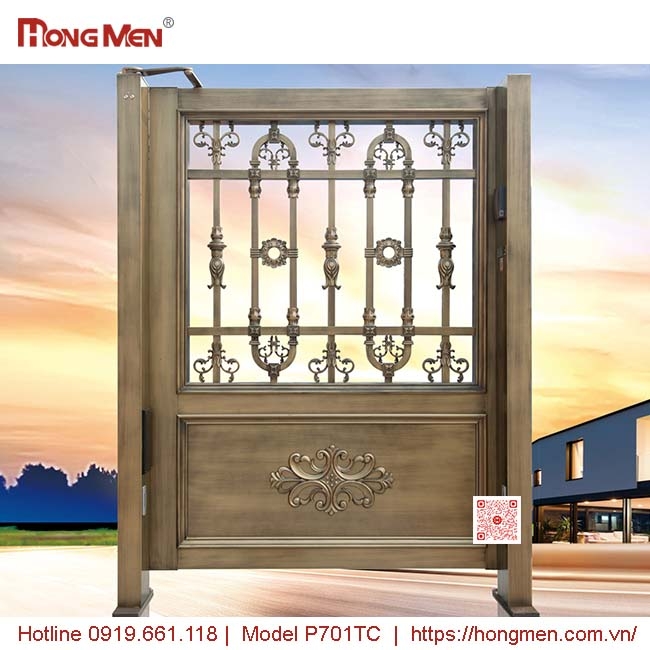 Cửa ra vào P701TC Nhôm
