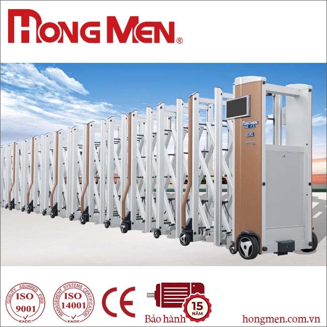 Mẫu Cửa Cổng Xếp Hợp Kim Nhôm H20D
