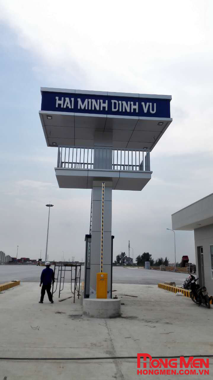 Lắp đặt barrier tự động tại Cảng Đình Vũ - Công Ty Hải Minh