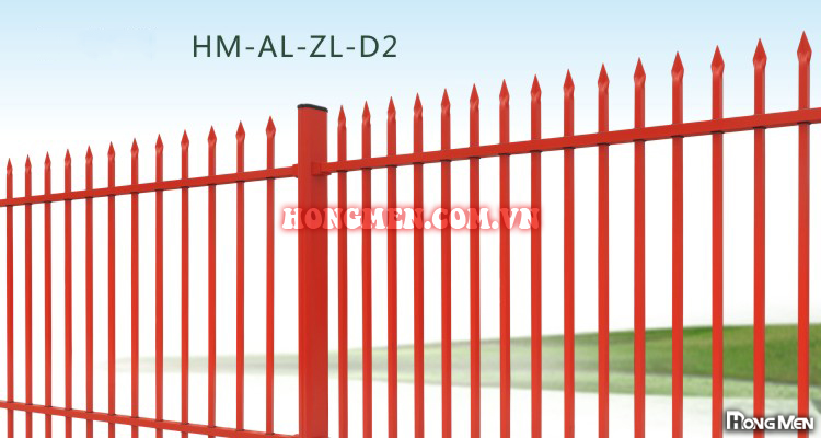 Hàng rào hợp kim nhôm HM-AL-ZL-D2
